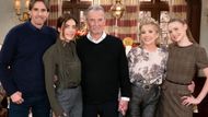 Amelia Heinle as Victoria with Victoria's The Young and the Restless family | Image: JPI